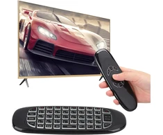Fusion Accessories "Fusion C120" universalus nuotolinio valdymo pultas su giroskopu ir klaviatūra, skirtas "Smart TV" | "Android" | kompiuteriui