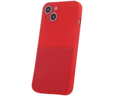 Dėklas Fusion Accessories Fusion Card Case protect silicone case for Samsung A536 Galaxy A53 5G red