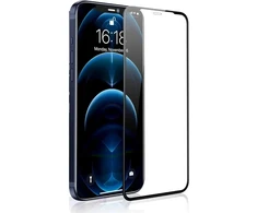 Fusion Accessories Fusion ceramic glass 9D full coveraged with frame tempered glass for phone iPhone 16 Plus juodas