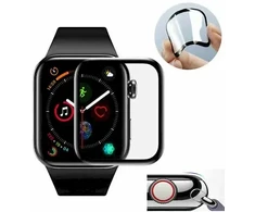Fusion Accessories Fusion ceramic glass 9D visiškai uždengtas rėmeliu Apple Watch 1 | 2 | 3 38mm juodas