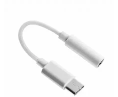 Adapteris Fusion Accessories CM20 3.5 mm to USB-C Audio Adapteris Baltas (OEM)