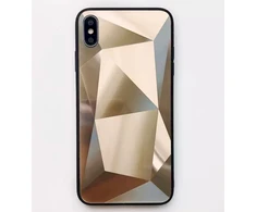 Fusion Accessories Fusion Diamond Stone nugarėlės dėklas silikoninis dėklas Apple iPhone 11 Pro Gold