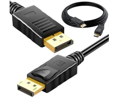 Fusion Accessories "Fusion DisplayPort" - "DisplayPort" vaizdo kabelis v1.4 | 8K | 4K | 2K | 1,5M juodas