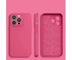 Fusion Accessories Fusion elegance fiber silikoninis dėklas skirtas Samsung S918B Galaxy S23 Ultra 5G rožinis