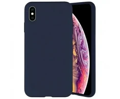 Dėklas Fusion Accessories Fusion Elegance Fibre protect silicone case for Xiaomi Redmi 12c | Redmi 11a dark mėlynas