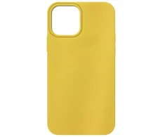 Dėklas Fusion Accessories Fusion elegance fibre protect silicone case for Apple iPhone 12 | 12 Pro yellow