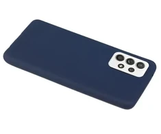 Fusion Accessories "Elegance Fibre Protect Silikoninis dėklas Galaxy A33 5G" Mėlyna