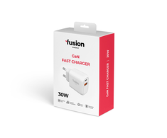 Fusion Accessories Fusion Energy telefono įkroviklis USB-C | USB-A | 30W | 3A, baltas