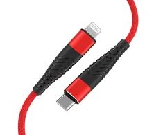 Fusion Accessories USB-C to Lightning 30W Raudona