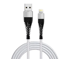 Fusion Accessories Fusion Priedai Fusion Fishbone USB-A į Lightning kabelis 30W | 3A | 1,5m baltas