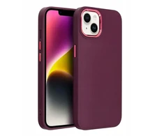 Dėklas Fusion Accessories Fusion Frame back case silicone for Apple iPhone 15 violetinė