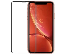 Fusion Accessories Fusion Full Glue 5D grūdintas stiklas, visiškai uždengtas rėmeliu Apple iPhone XR Juodas