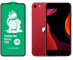 Fusion Accessories Fusion Full Glue 18D grūdintas stiklas, visiškai uždengtas rėmeliu Apple iPhone 7+ | 8+ Juodas
