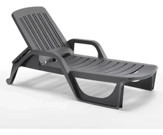 Fusion Accessories Sun lounger Zanzibar pilkas