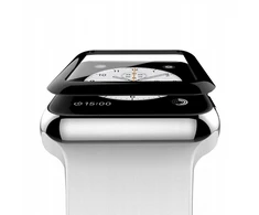 Fusion Accessories Fusion Full Glue 5D grūdintas stiklas visiškai uždengtas rėmeliu Apple Watch 3 38 mm juodas