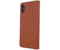 Dėklas Fusion Accessories Fusion Genuine Leather Book case for Xiaomi Redmi 12C ruda