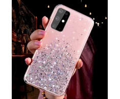 Fusion Accessories Fusion Glue Glitter Back Case Silikoninis dėklas For Apple iPhone 12 Pro Max Rožinė