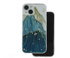 Dėklas Fusion Accessories Fusion Gold Glam Mountain silicone case for Samsung A256 Galaxy A25 5G