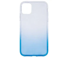 Dėklas Fusion Accessories Fusion Gradient back case silicone for Samsung A125 | M127 Galaxy A12 | M12 transparent - mėlynas