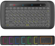 Fusion Accessories Fusion H20 mini Belaidė klaviatūra + touchpad for PC | PS4 | XBOX | Smart TV | Android juodas
