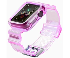 Fusion Accessories Fusion Light Set silikoninė laikrodžio apyrankė Apple Watch 42mm | 44mm | 45mm raudona