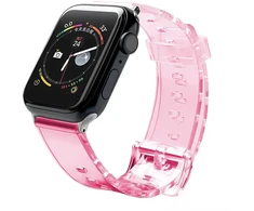 Fusion Accessories Fusion Light silicone band for Apple Watch 42mm | 44mm | 45mm red