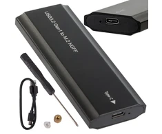 Fusion Accessories Fusion M2 to USB-C M-key SSD disk adapter juodas