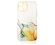 Dėklas Fusion Accessories Fusion Marble phonecase for Samsung A526 | A525 | A528 Galaxy A52 5G | A52 | A52s oranžinis