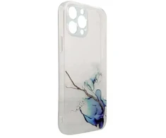 Dėklas Fusion Accessories Fusion Marble phonecase for Samsung A526 | A525 | A528 Galaxy A52 5G | A52 | A52s mėlynas