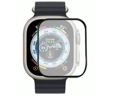 Fusion Accessories Fusion Nano 9H grūdintas stiklas pilnai uždengtas Apple Watch Ultra 49mm juodas