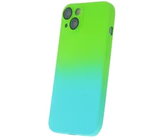 Dėklas Fusion Accessories Fusion Neogradient 3 back case silicone for Apple iPhone 12 Pro žalias mėlynas