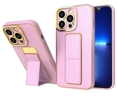Dėklas Fusion Accessories Fusion New Kickstand silicone case for Samsung A525 | A526 Galaxy A52 | A52 5G pink