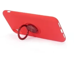 Dėklas Fusion Accessories Fusion ring slicone case with magnet for Apple iPhone 12 Pro Max red