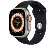 Fusion Accessories išmaniojo laikrodžio dirželis Apple Watch 2/3/4/5/6/7/8/SE/Ultra (42/44/45/49 mm) | Silikonas | juodas
