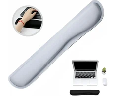 Klaviatūra Fusion Accessories Fusion minkštas klaviatūros kilimėlis baltas