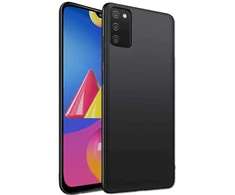 Dėklas Fusion Accessories "Soft Matte Back Case Galaxy A03S" Juodas