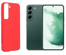Dėklas Fusion Accessories "Soft Matte Back Case Galaxy S22+" Raudona