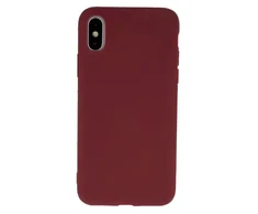 Dėklas Fusion Accessories Fusion Priedai "Soft Matte Back Case Apple iPhone 11 Pro Max" Tamsi Raudona