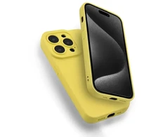 Dėklas Fusion Accessories Fusion Softy protect silicone case for Apple iPhone 14 Pro Max yellow