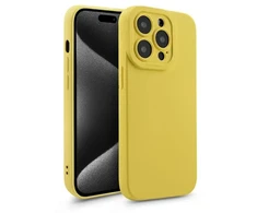 Dėklas Fusion Accessories Fusion Softy protect silicone case for Apple iPhone 14 Pro Max yellow