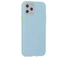 Fusion Accessories Fusion Solid Case Silikoninis dėklas skirtas Huawei P30 Lite šviesiai mėlynas