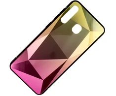 Dėklas Fusion Accessories Fusion Priedai "Stone Ombre Back Case Apple iPhone 11 Pro" Geltona-rožinė