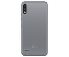 Fusion Accessories Fusion ultra 0,3 mm apsauginis silikoninis dėklas skirtas LG K22 skaidriam