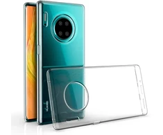 Dėklas Fusion Accessories Fusion Ultra Back Case 0.3 mm protect silicone case for Huawei Mate 30 transparent