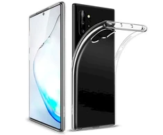 Dėklas Fusion Accessories Fusion Ultra Back Case 1 mm protect silicone case for Samsung N975 Galaxy Note 10+ Plus transparent