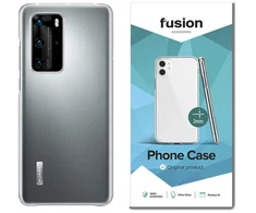 Fusion Accessories Fusion Ultra Clear Series 2 mm silikoninis dėklas skirtas Huawei P40 Pro Transparent (EU Blister)