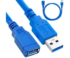 Fusion Accessories Fusion USB 3.0 prailginimo kabelis 1,5 m mėlynas
