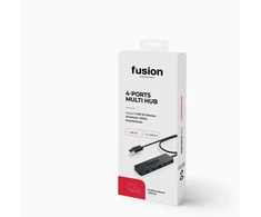 Fusion Accessories Fusion USB 3.0–4 x USB 3.0 skirstytuvas 5 Gbps juodas (EU Blister)