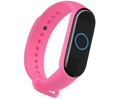 Fusion Accessories Fusion wave diržas laikrodžiui Xiaomi Mi Band 5 rožinis