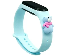 Fusion Accessories Fusion Xmas Bear band for Xiaomi Mi Band 5 | Mi Band 6 light mėlynas